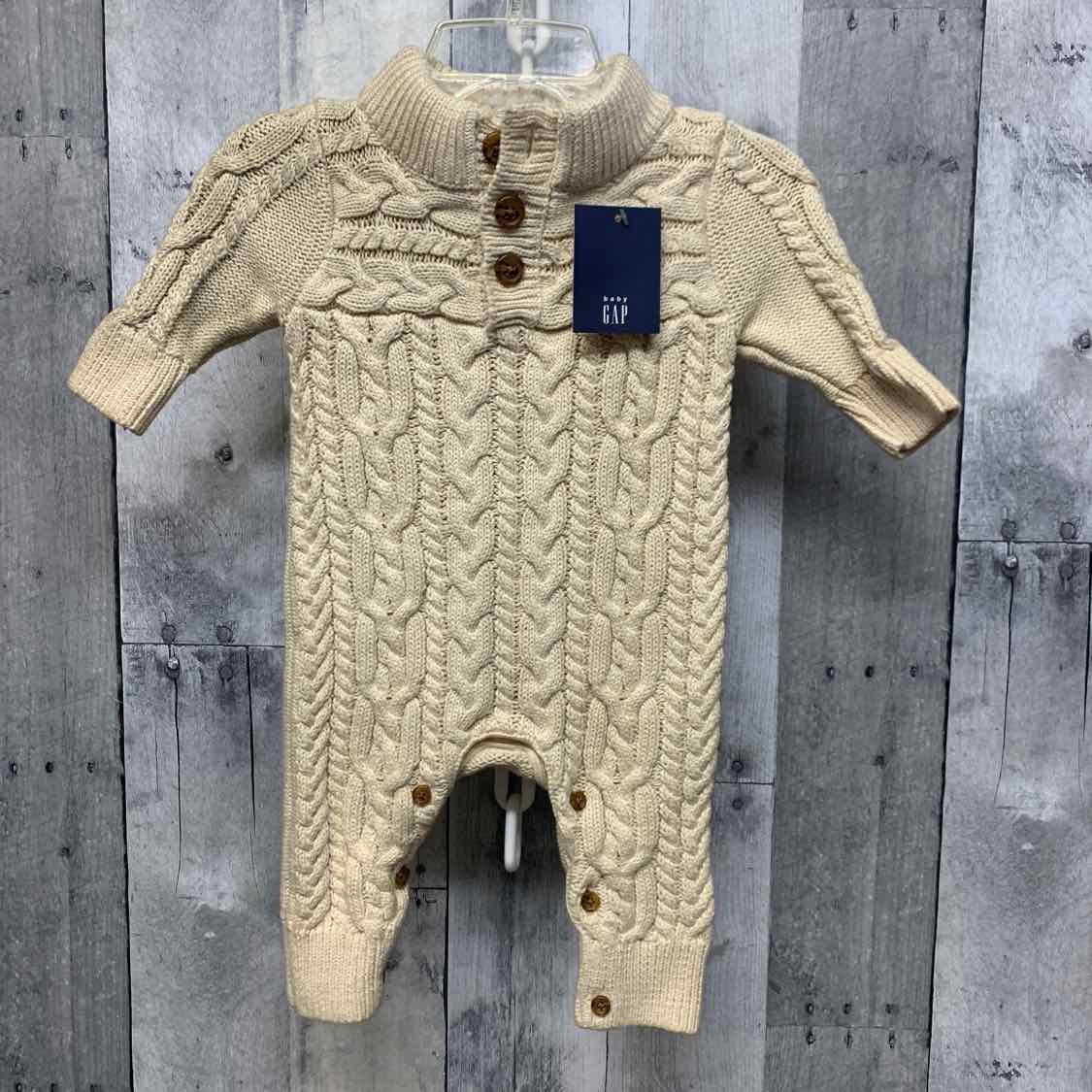 Size 0-3 Months Tan Gap Romper