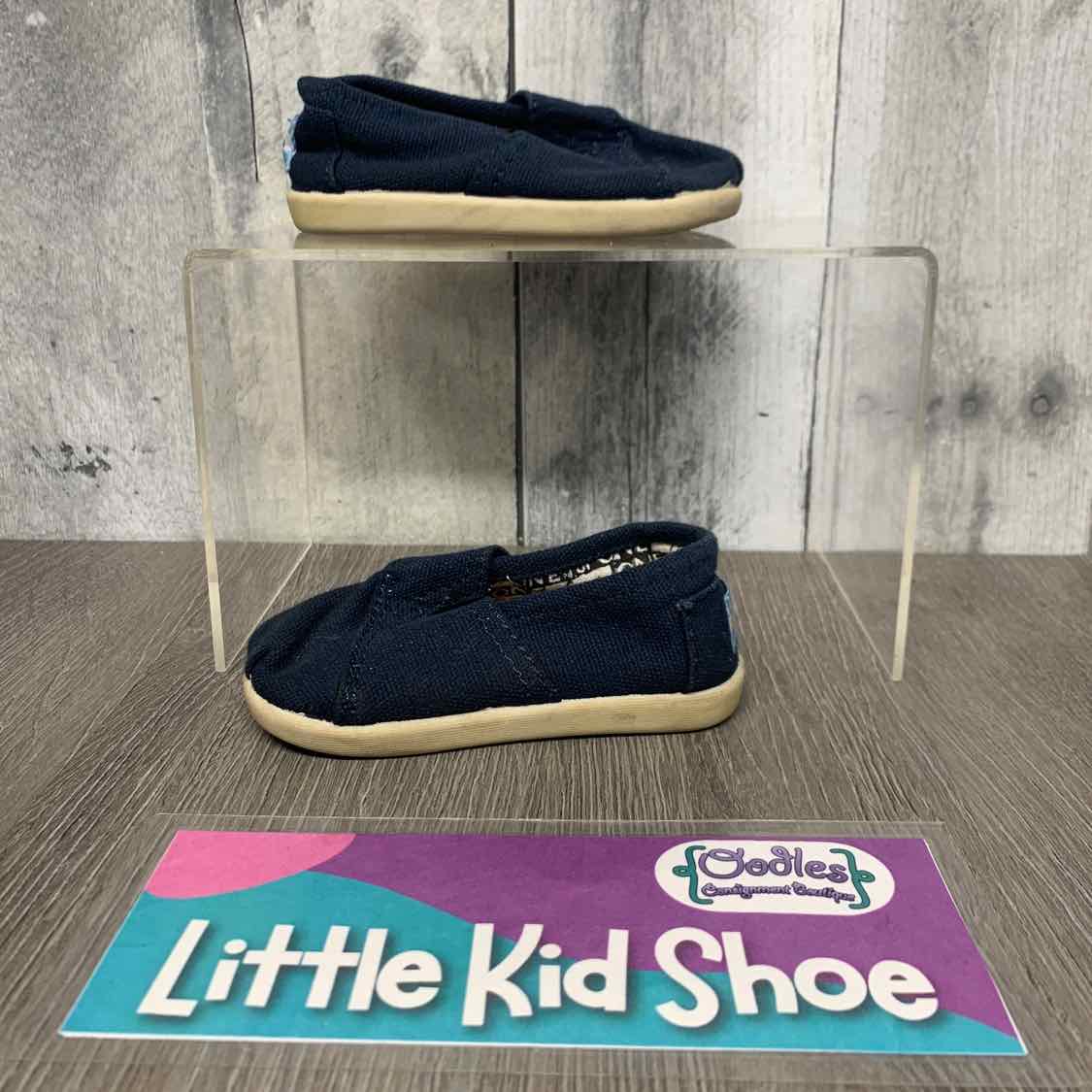 Size 4 Navy Toms Sneakers