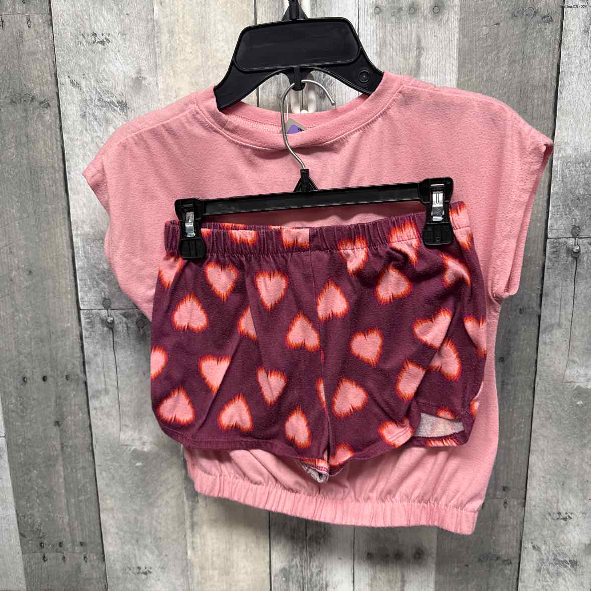 Size 8 Pink Graphic Carter's 2pc PJs