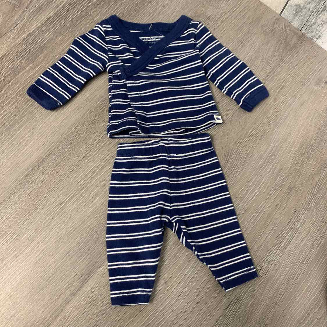 Size Preemie Blue Striped Just One You Athletic Pants