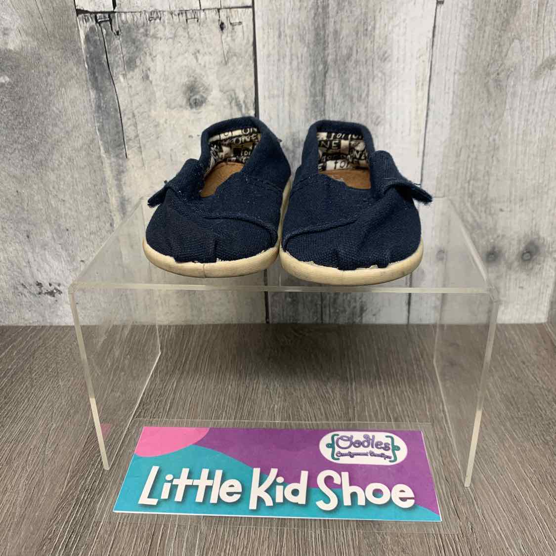 Size 4 Navy Toms Sneakers