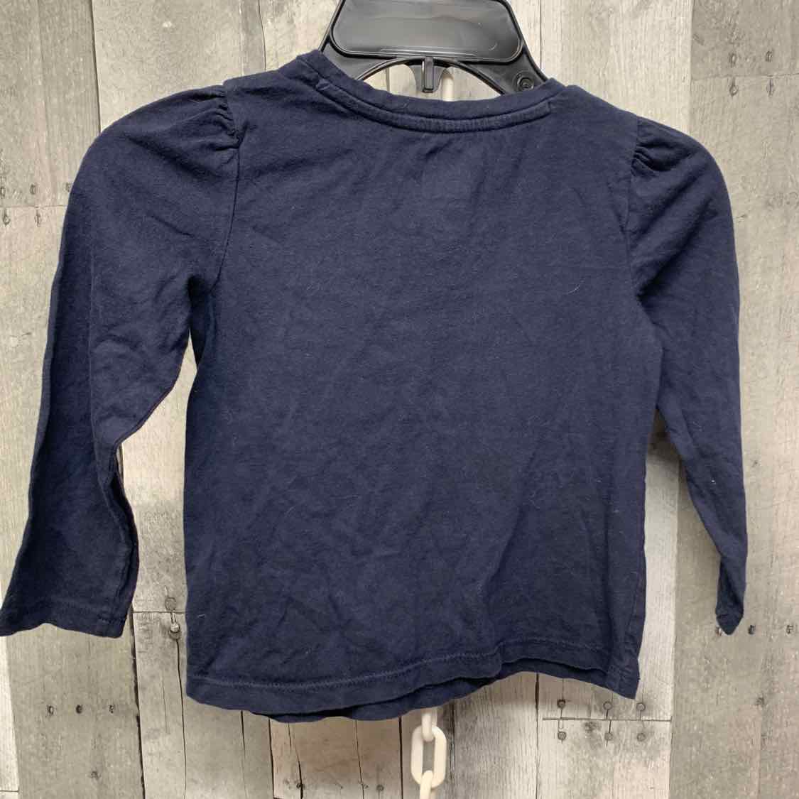 Size 4 Navy Graphic Gap Long Sleeve Shirt