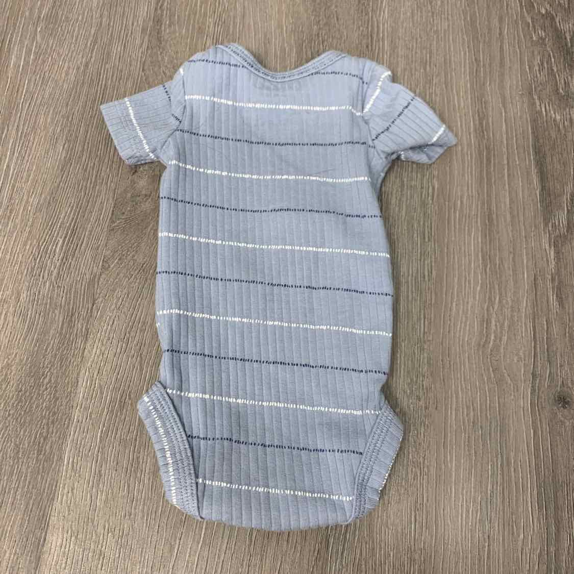 Size Preemie Blue Just One You Bodysuit
