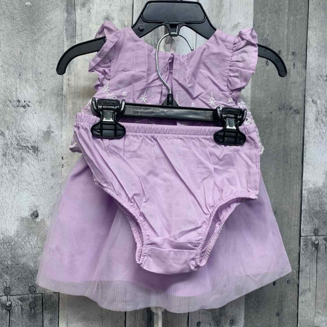 Size 3-6 Months Purple Cat & Jack 2pc Dress