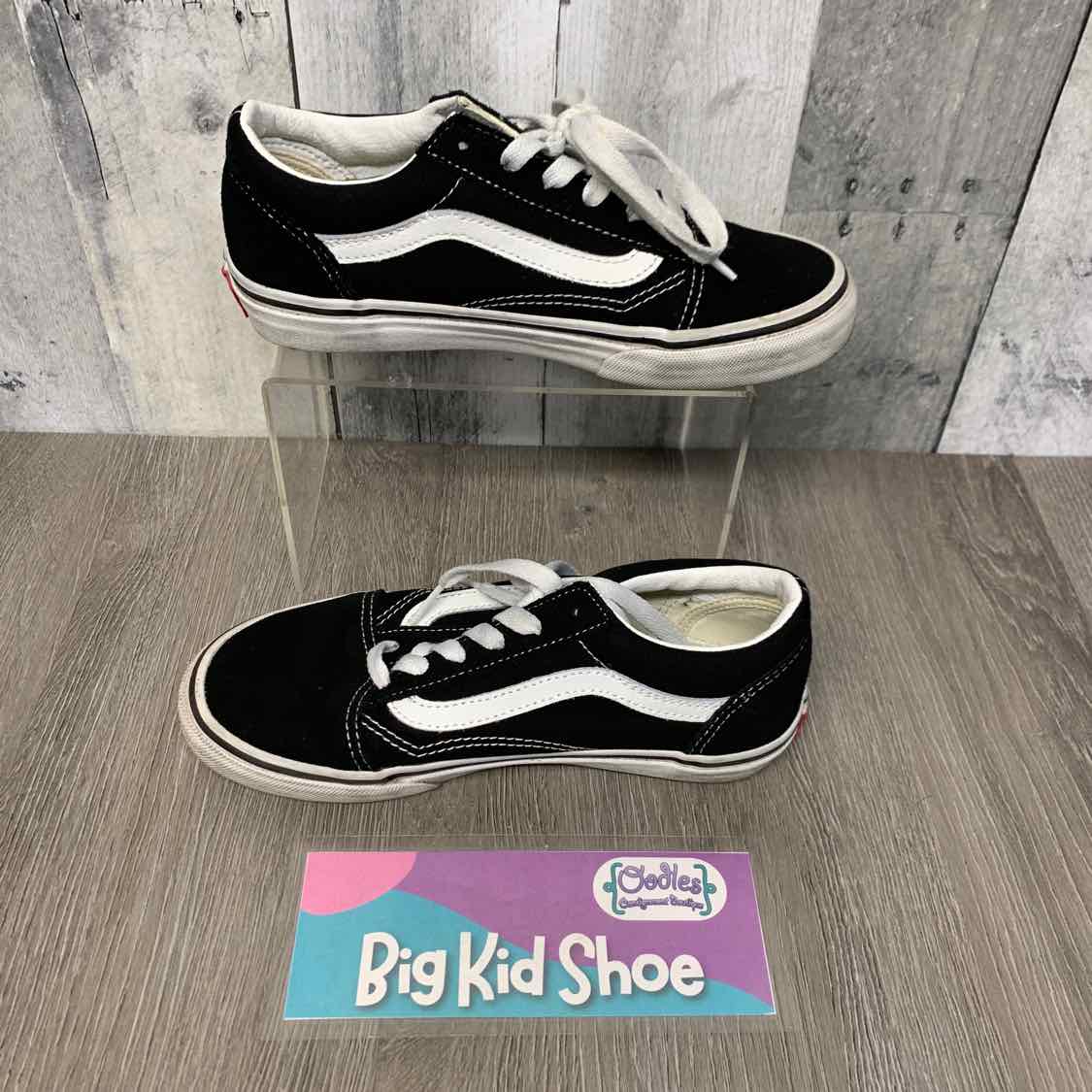 Size 3 Black Vans Sneakers