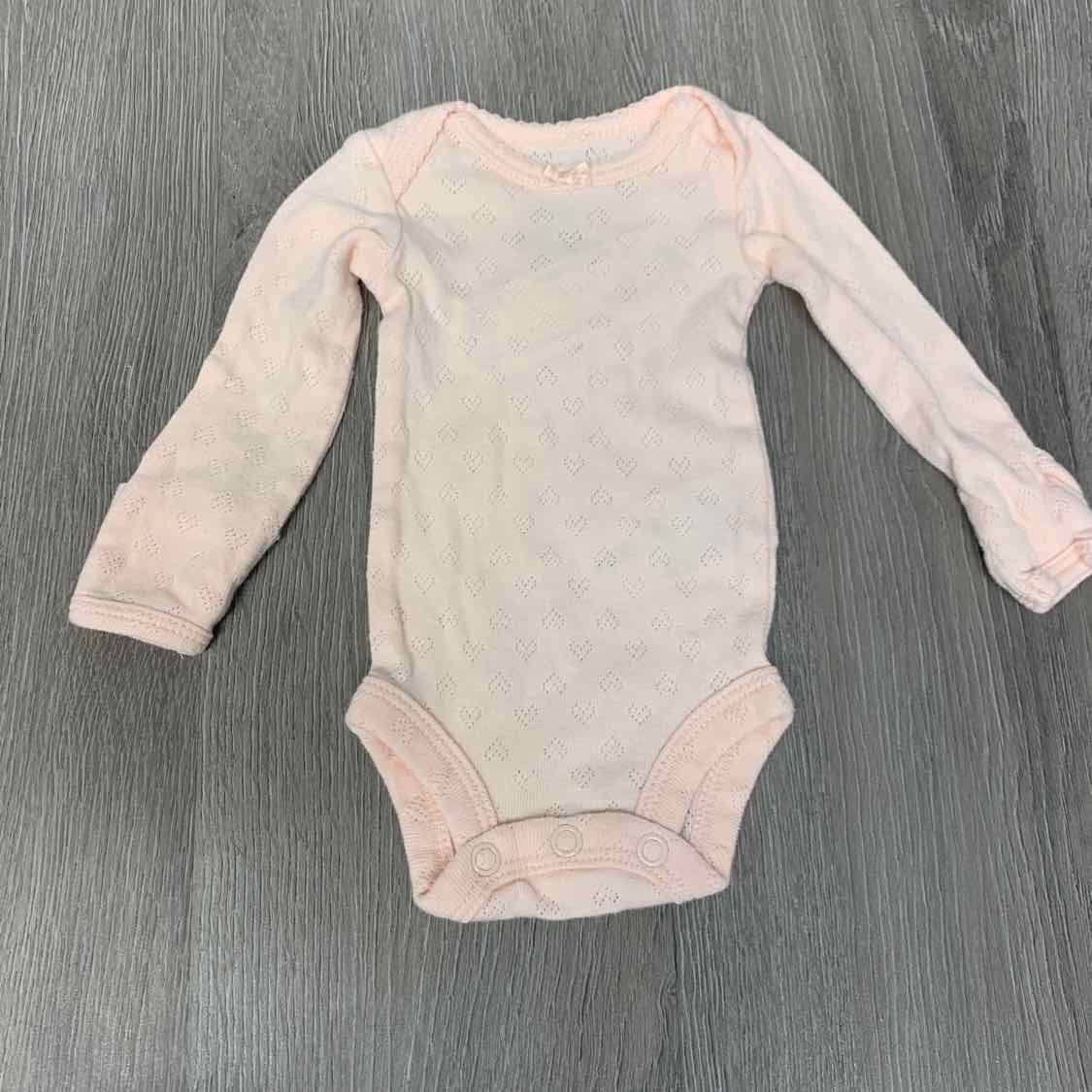 Size Preemie Pink Carter's Bodysuit