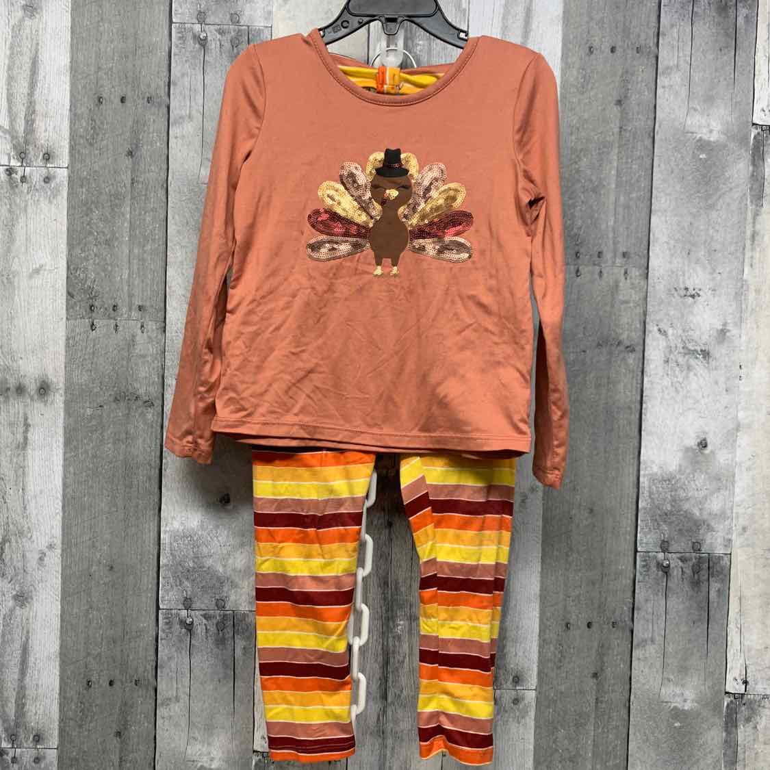 Size 4 Yellow/Orange Btween Shirt/Leggings