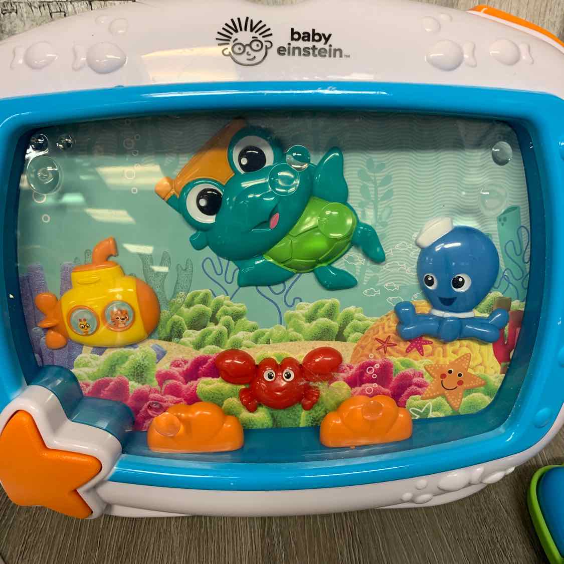 Baby Einstein White/Blue Ocean Crib Soother