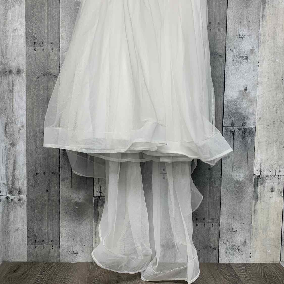 Size 10/12 White/Gold B Brand Dress - Party