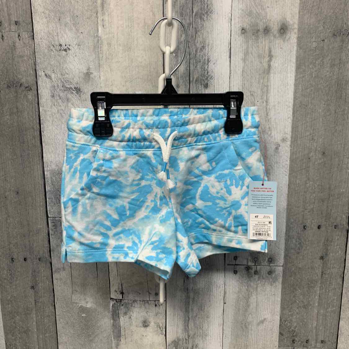 Size 4T Blue Tie Dye Cat & Jack Shorts - Athletic