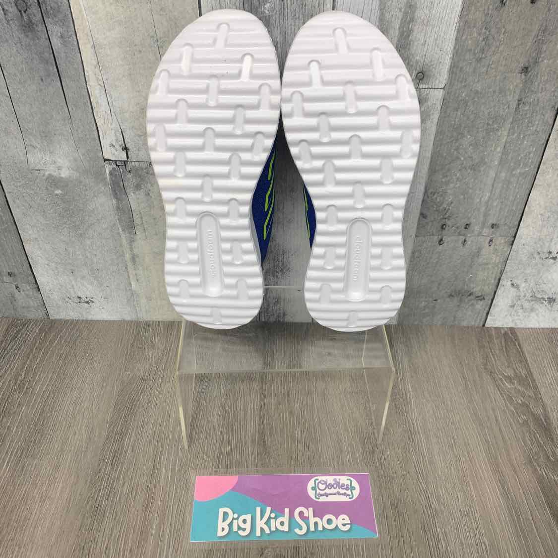Size 4 Blue/Green Sport Brand Sneakers