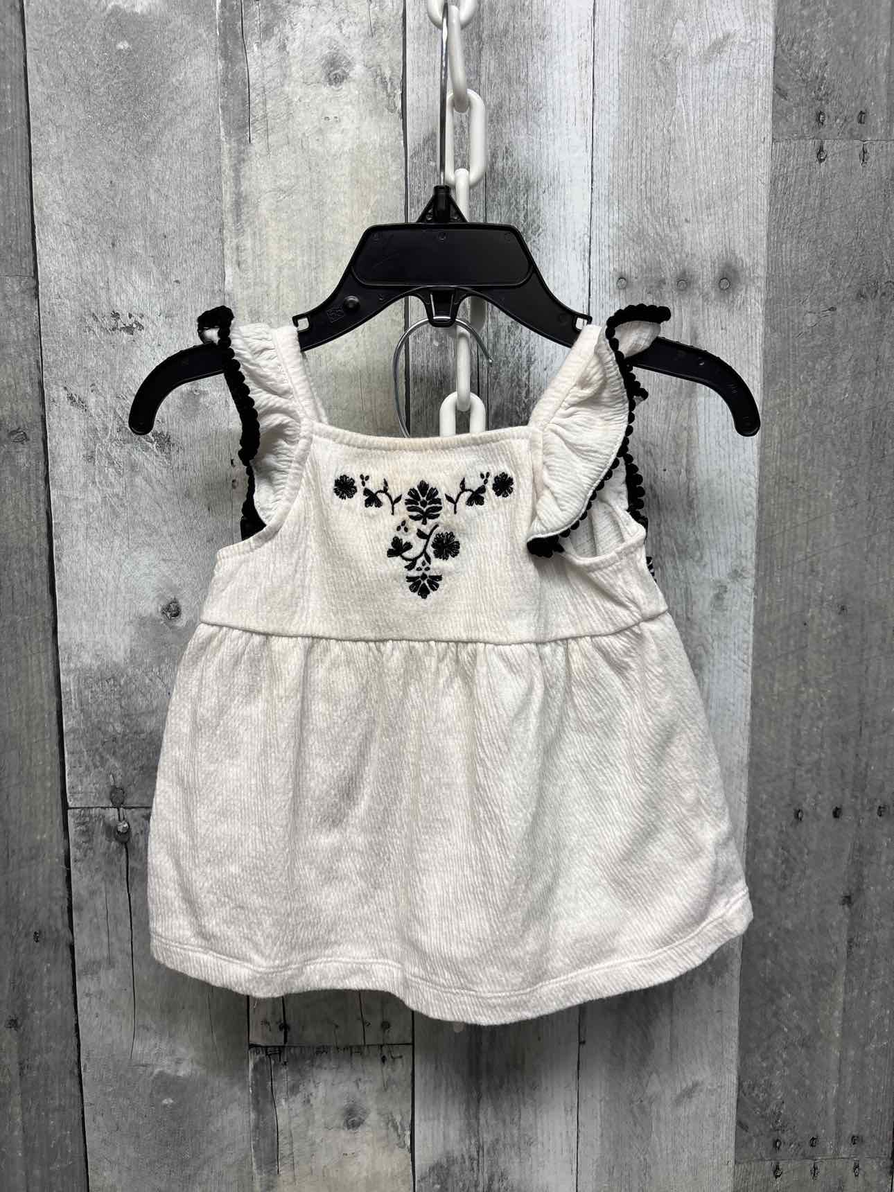 Size 12 Months White/Black Just One You Shirt/Shorts