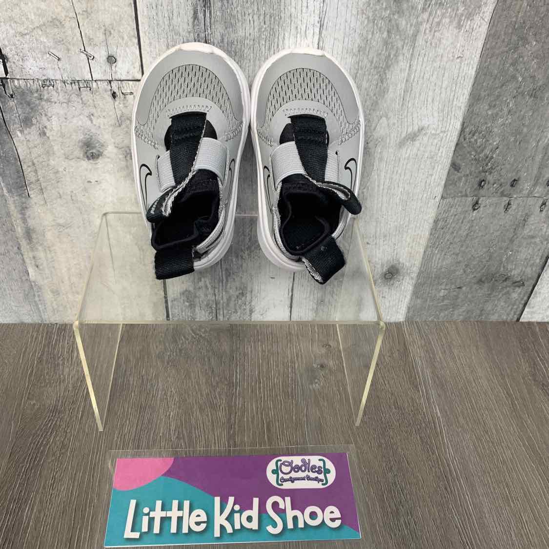 Size 3 Gray/Black Sport Brand Sneakers