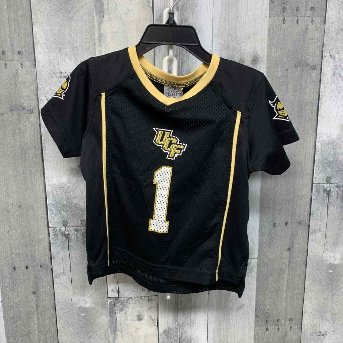 Size 2T Black/Gold Team Apparel T Shirt