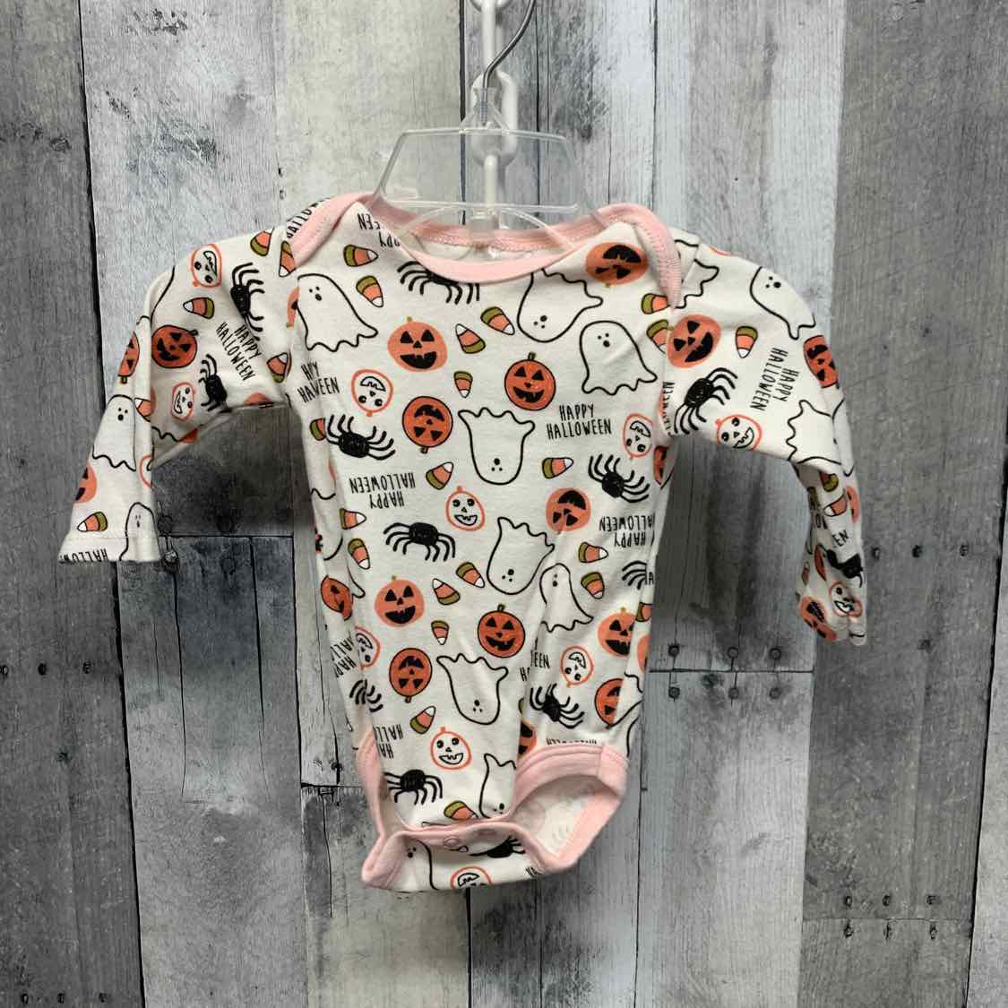 Size 3-6 Months White Graphic Chick Pea Bodysuit