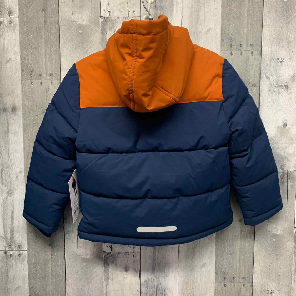 Size 4T Navy/Brown Members Mark Snow Jacket