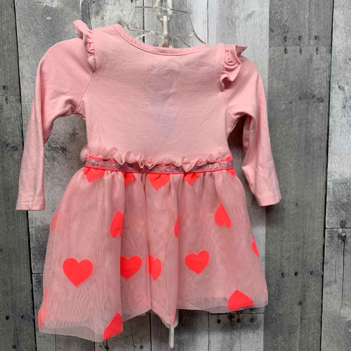 Size 12 Months Pink Print Cat & Jack Dress