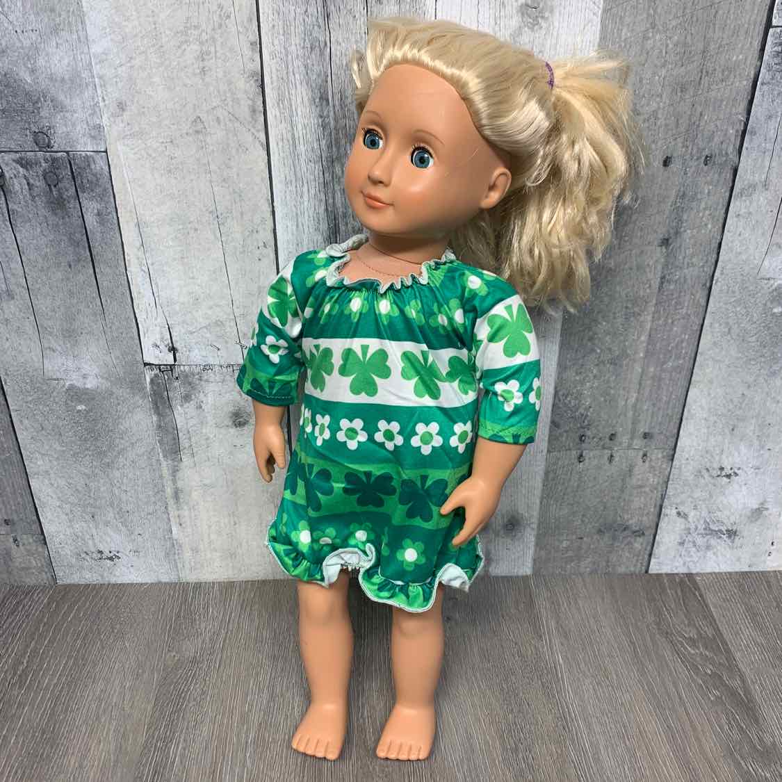 1pc 18" Shamrock Dress