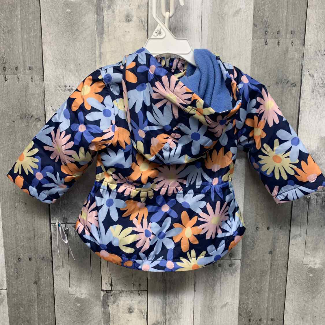 Size 12 Months Navy/Pink Carter's Light Jacket