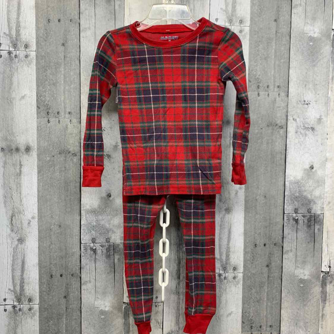 Size 3T Red/Navy Old Navy 2pc PJs