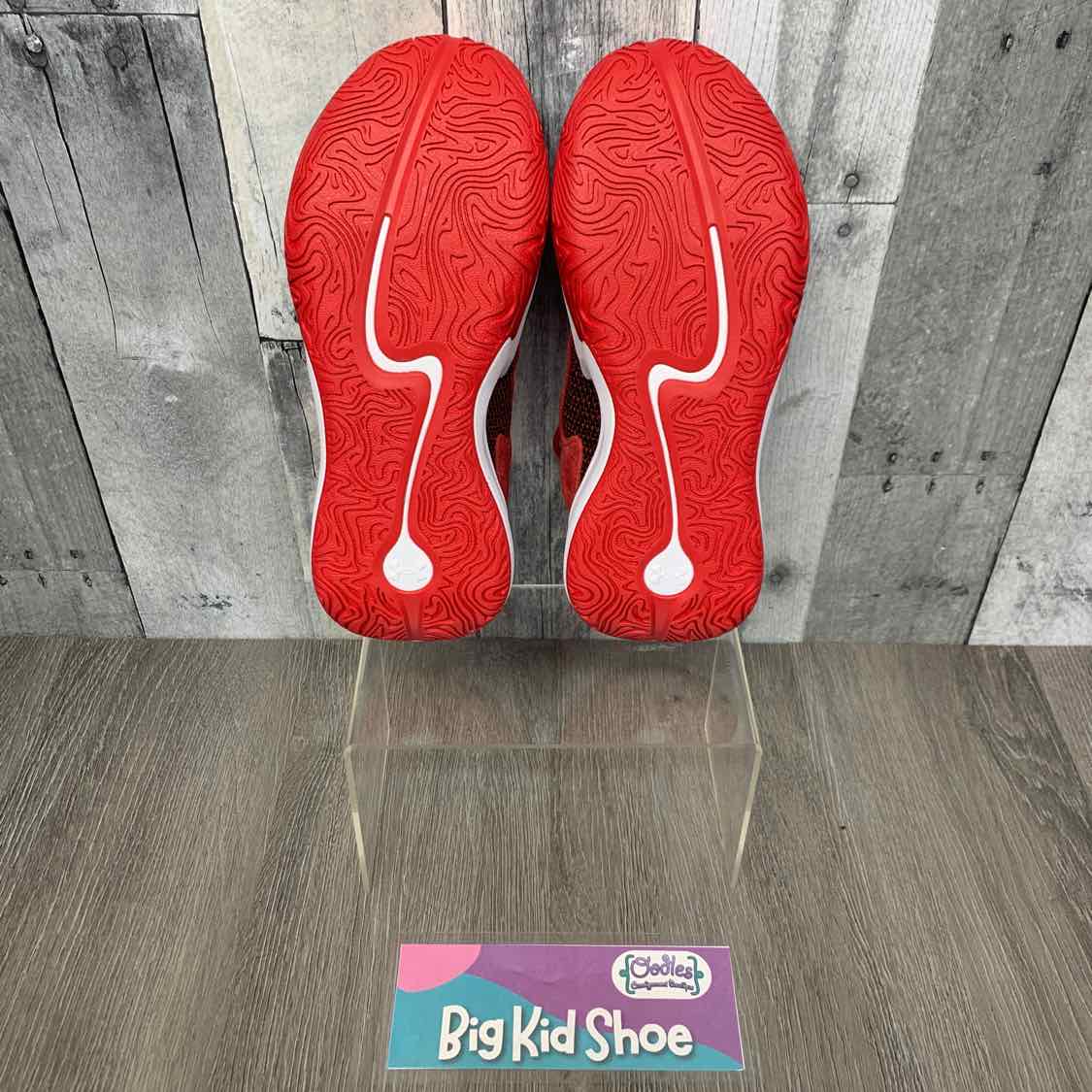 Size 5.5 Red/Black Sport Brand Sneakers