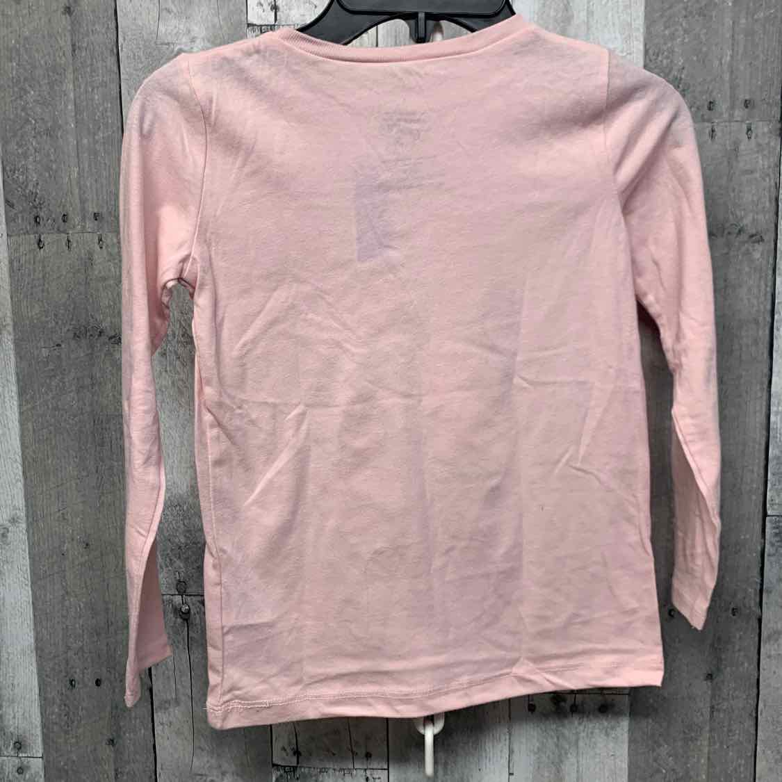 Size 6 Pink/Red Carter's Long Sleeve Shirt