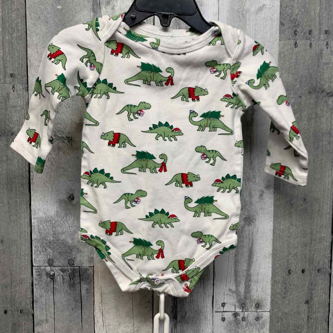 Size 9-12 Months White Graphic B Brand Bodysuit