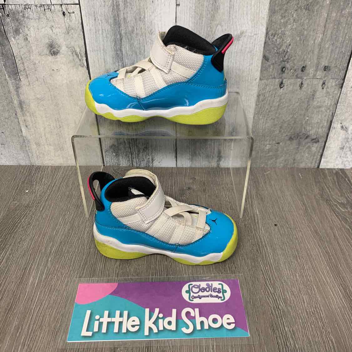 Size 6 Blue/White Sport Brand Sneakers
