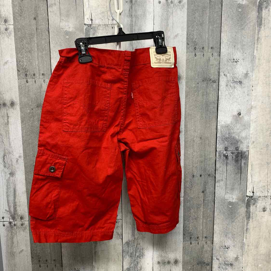 Size 14 Red Levi Shorts