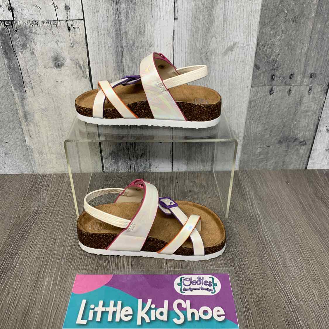 Size 8 White Wonder Nation Sandals