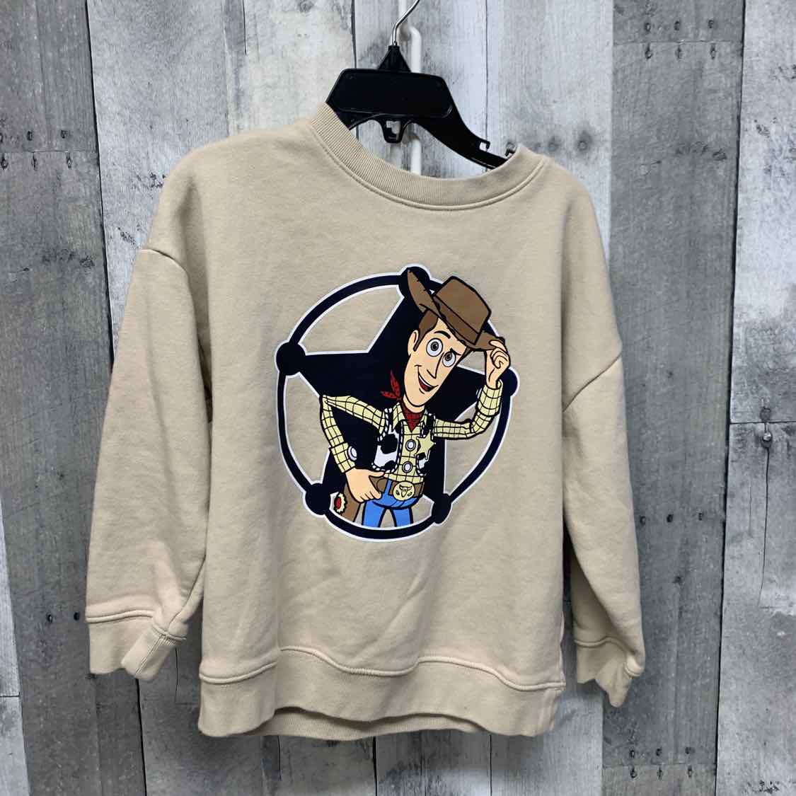 Size 4 Tan Graphic Disney Sweat Shirt