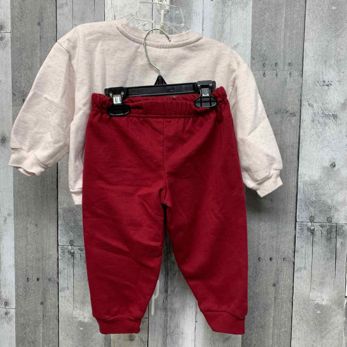 Size 24 Months Gray/Red Disney Sweats - 2pc
