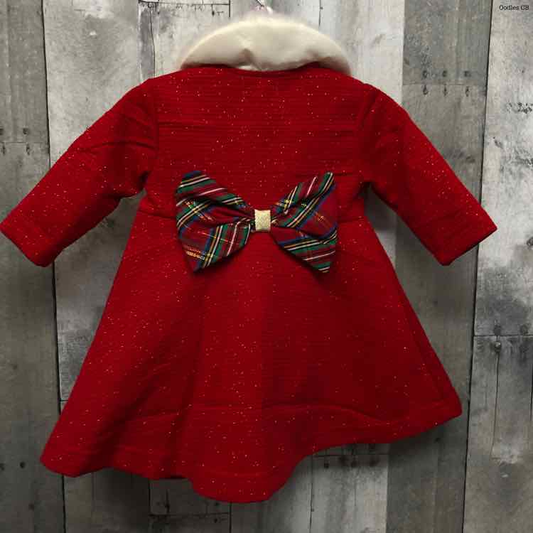 Size 6-9 Months Red/White Blueberi Boulevard 2pc Dress