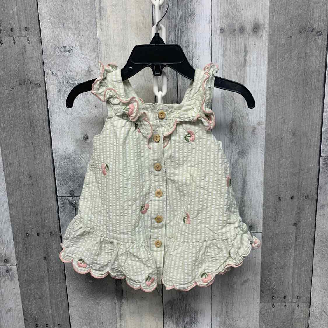 Size 12 Months Green/Pink Mid Brand Tank Top