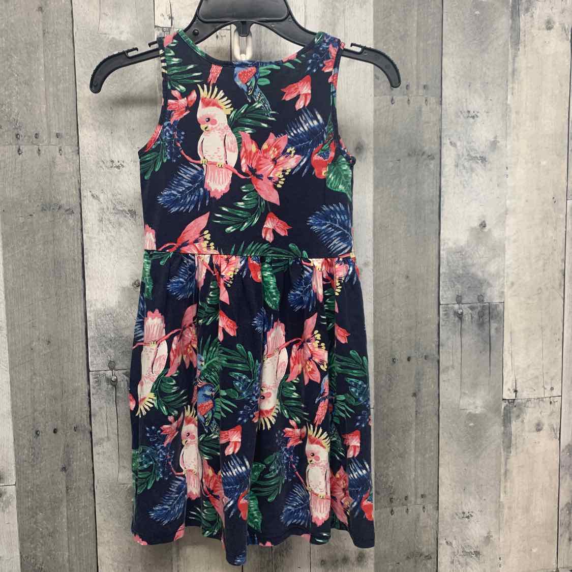 Size 6/8 Navy/Pink H&M Dress - Knit