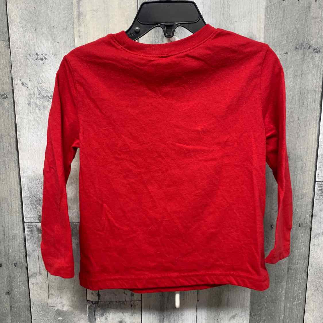 Size 2T Red Graphic Jumping Beans Long Sleeve Shirt