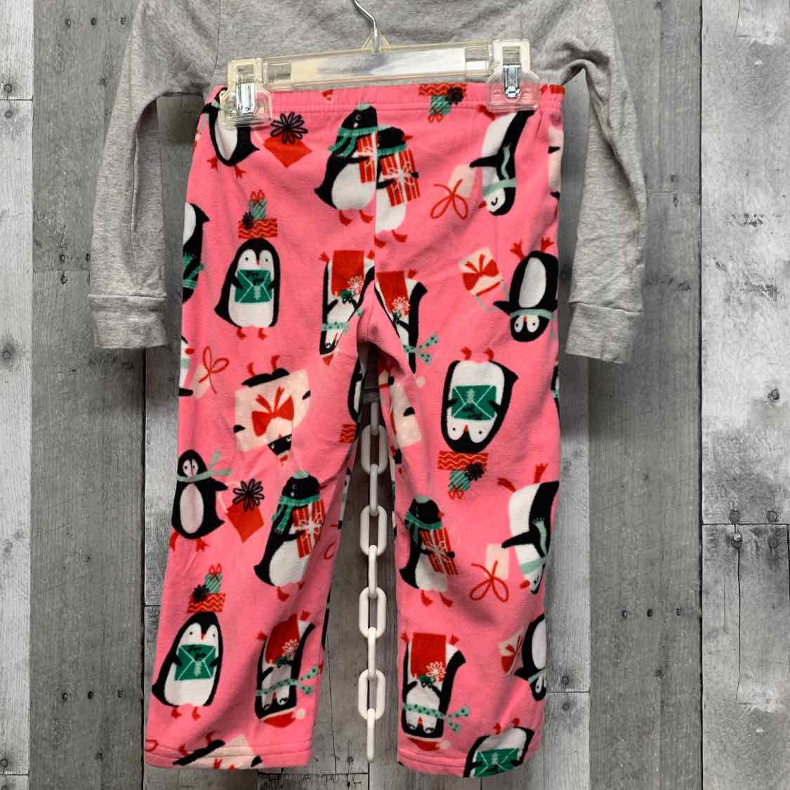 Size 4T Gray/Pink Carter's 2pc PJs