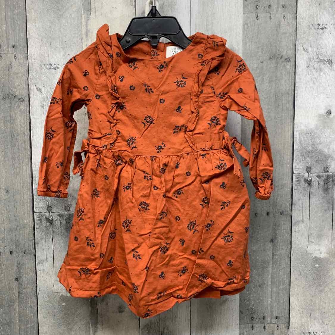 Size 18 Months Brown Just One You LS Dress