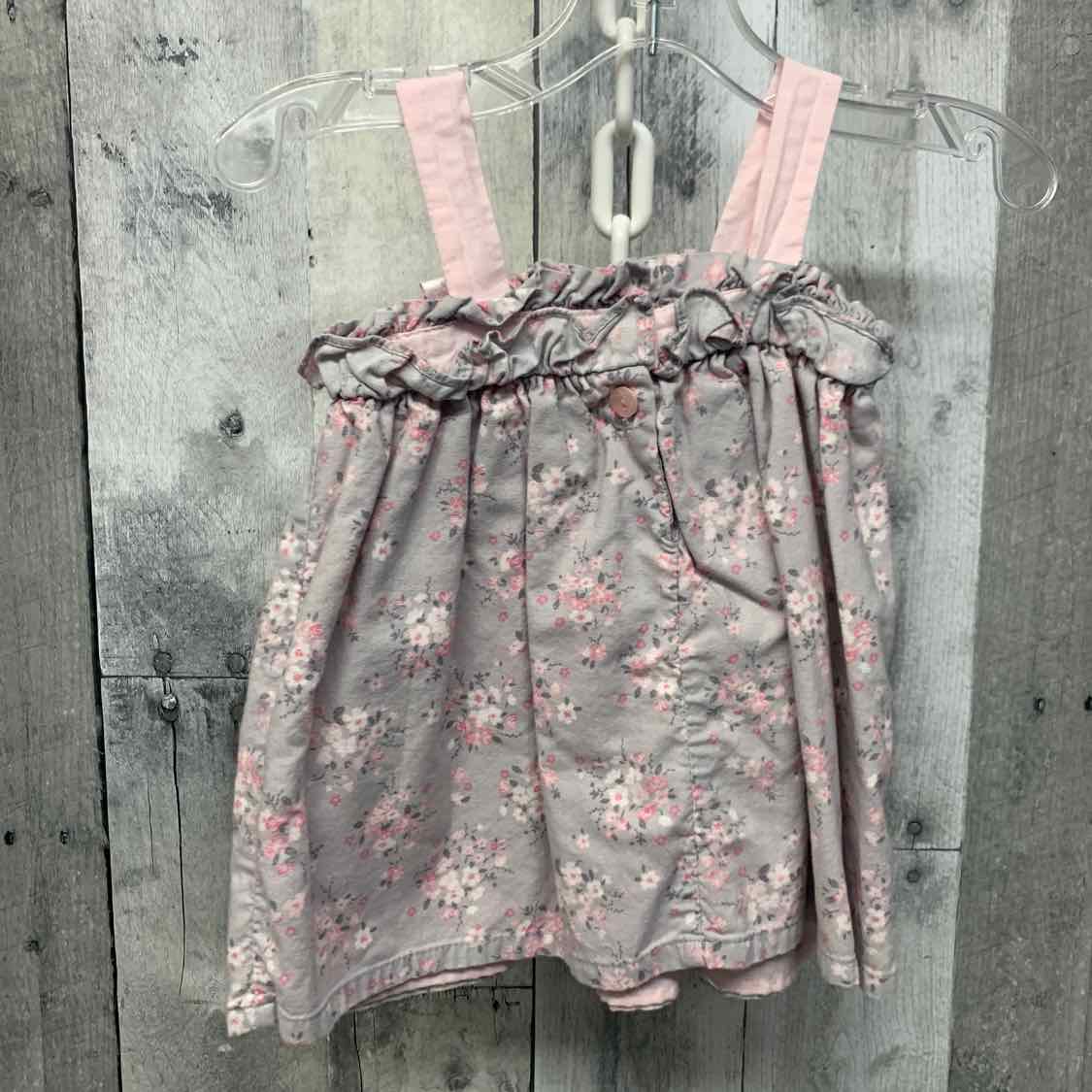 Size 0-3 Months Gray/Pink Jillians Closet Dress