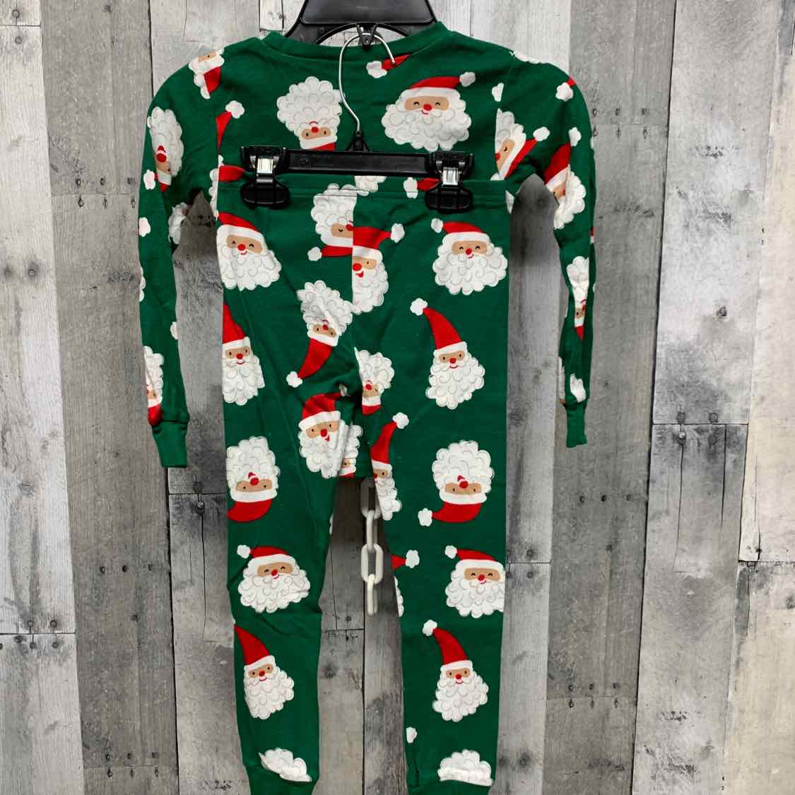 Size 5T Green/White Just One You 2pc PJs