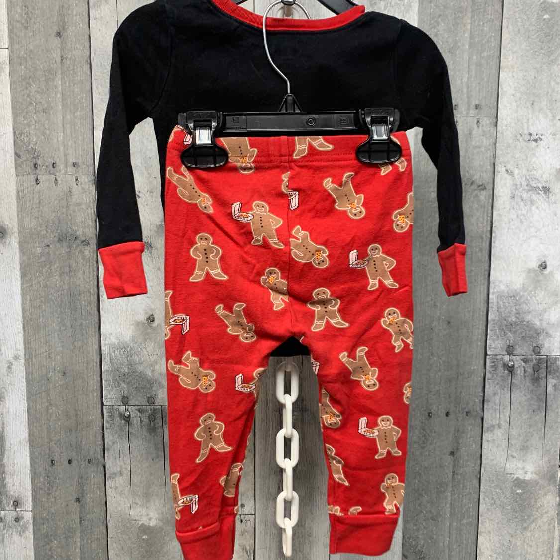 Size 18-24 Months Black/Red Old Navy 2pc PJs