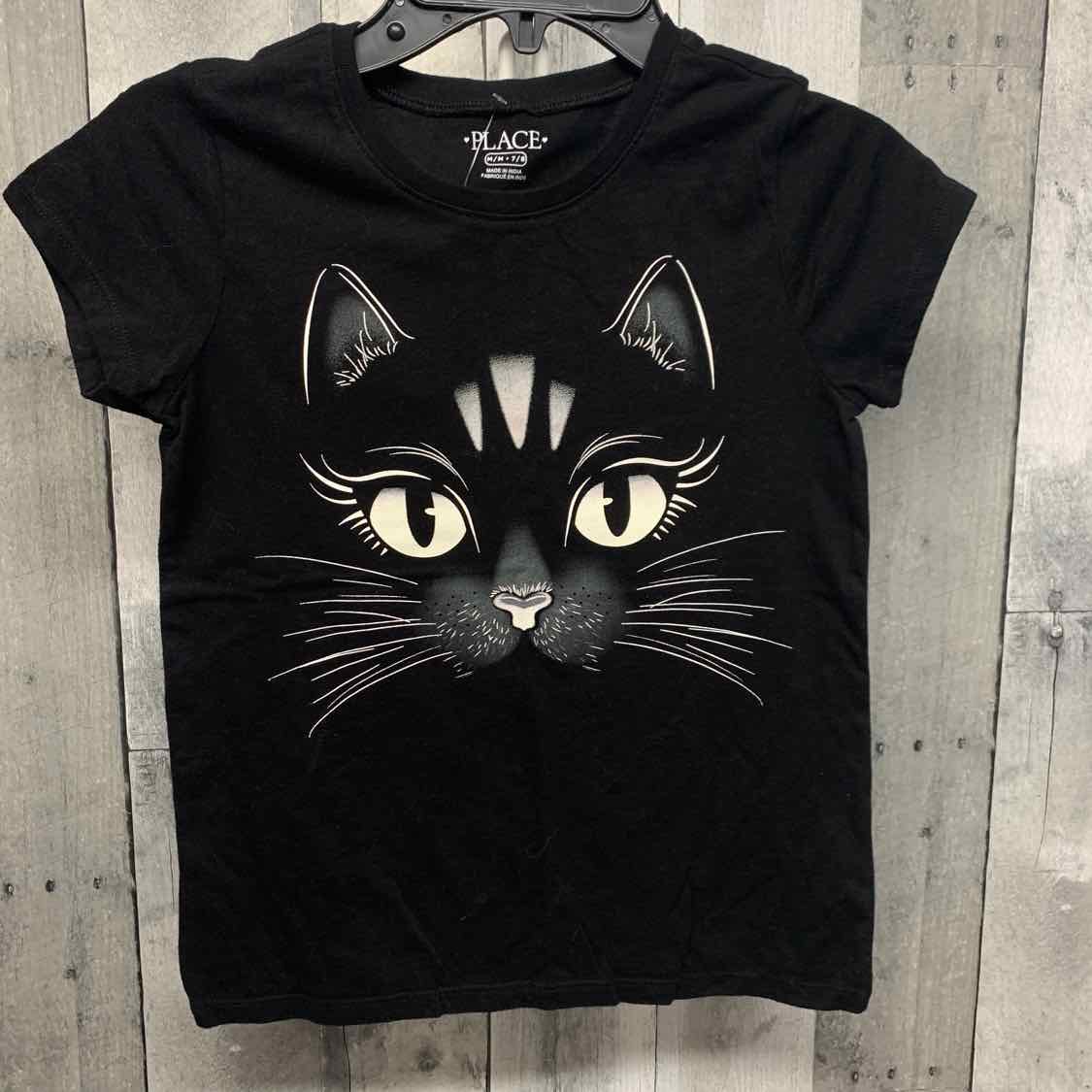 Size 7/8 Black Graphic Children's Place T Shirt