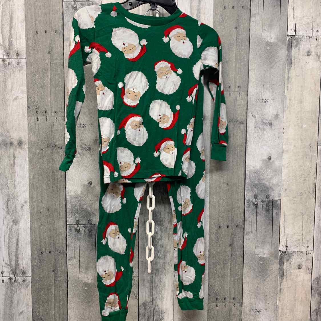 Size 7 Green Print Just One You 2pc PJs