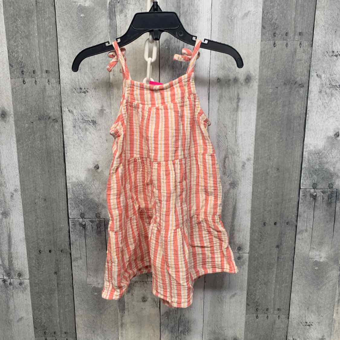 Size 2T Pink/White Cat & Jack Dress