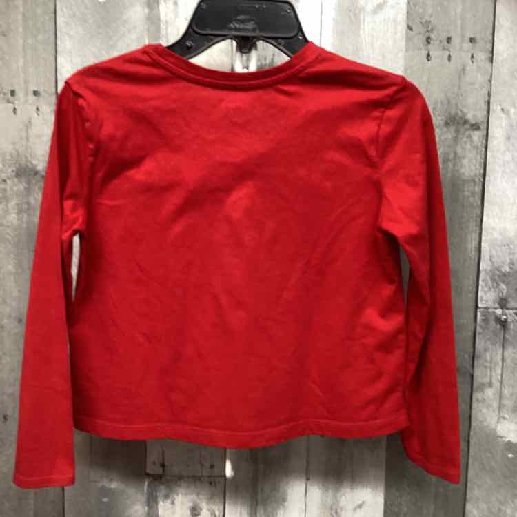 Size 7/8 Red Holiday Brands Long Sleeve Shirt