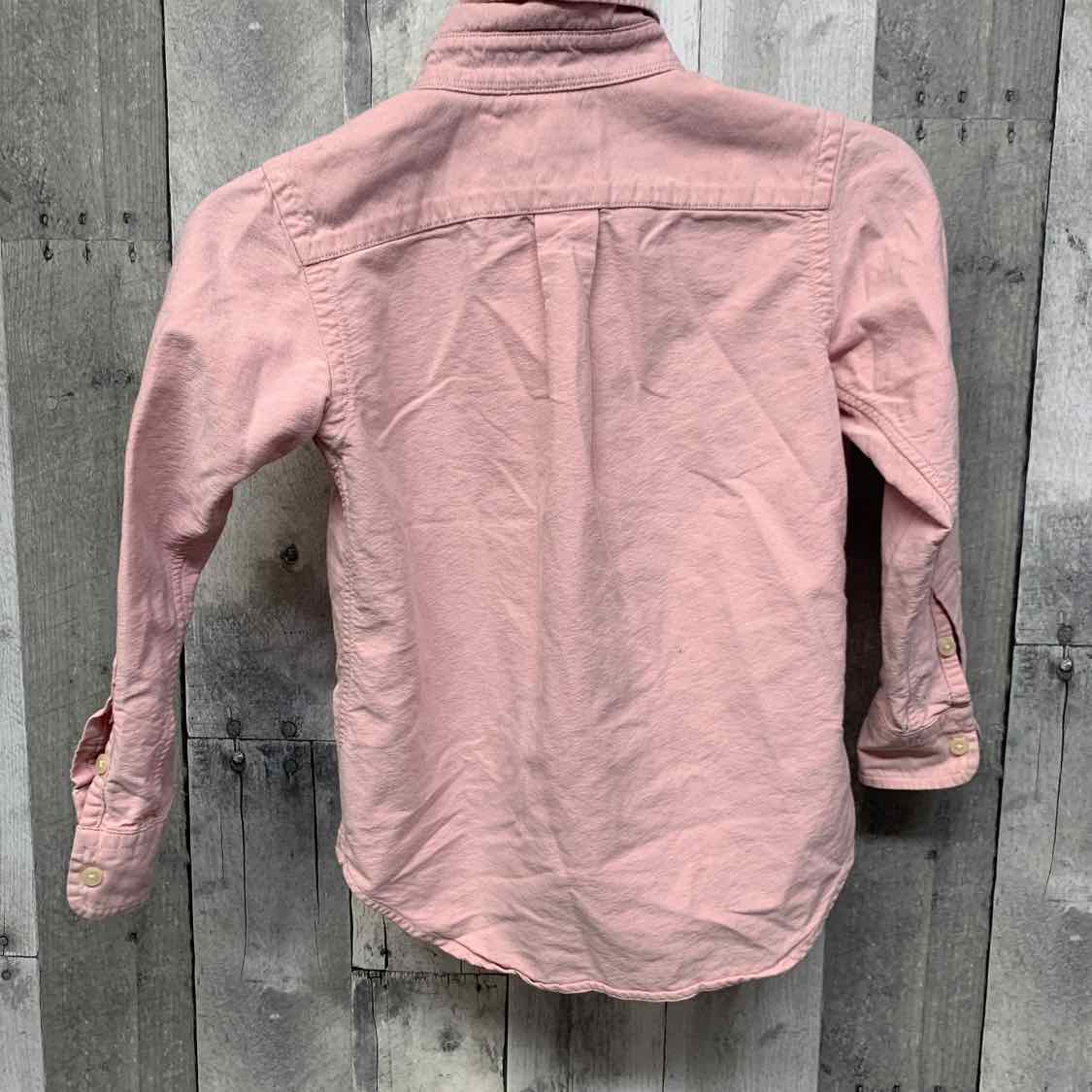 Size 4 Pink Ralph Lauren LS Button Up