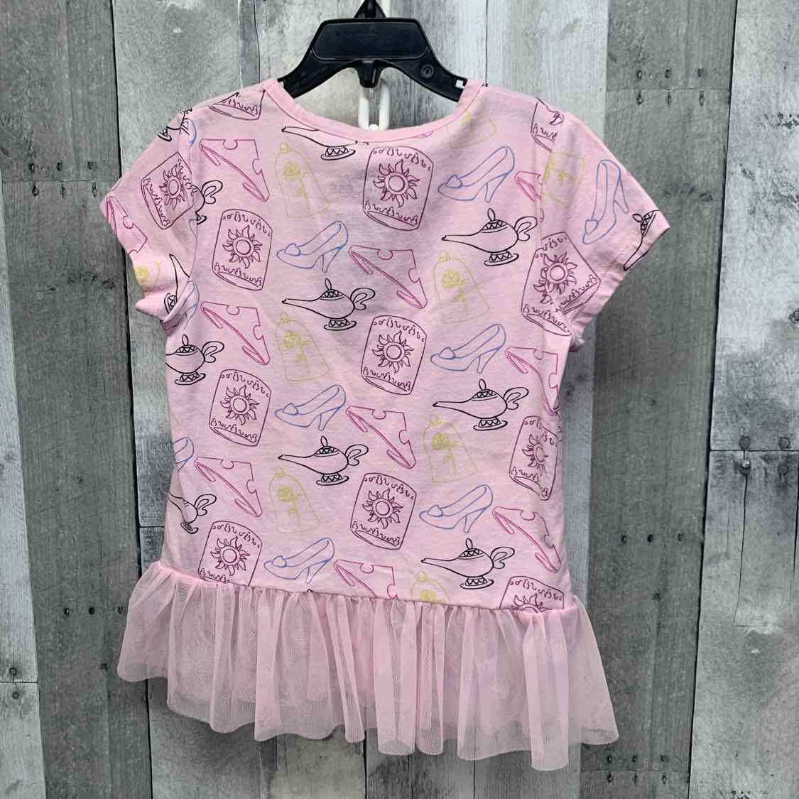 Size 6 Pink Print Disney T Shirt