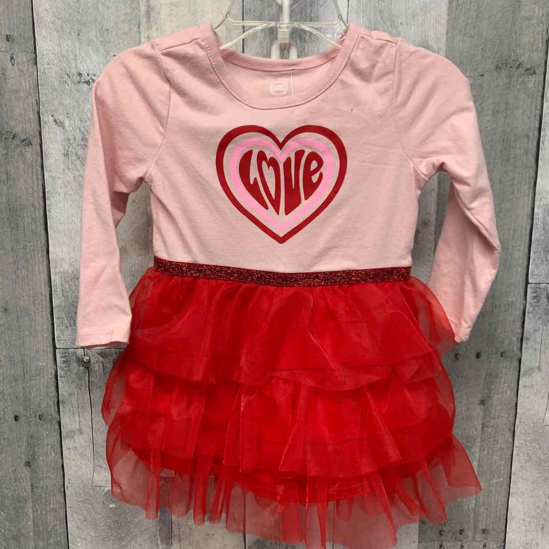 Size 18 Months Pink/Red Wonder Nation Dress