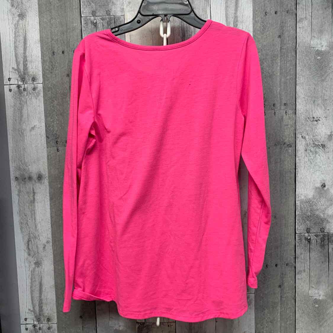 Size 14/16 Pink Graphic Justice Long Sleeve Shirt