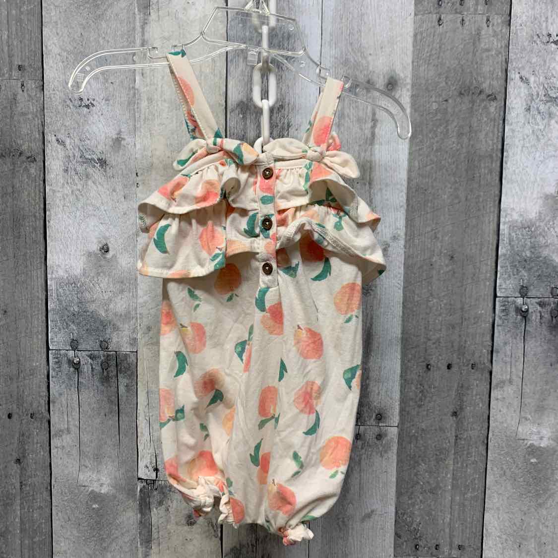 Size 12 Months White/Pink Jessica Simpson Romper